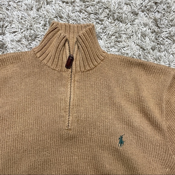 Polo Ralph Lauren 1/2 Zip Sweater Adult L - Picture 6 of 6